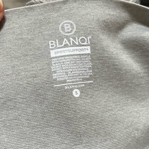 Blanqi SupportSport Maternity Hipster Cuffed Leggings in Dove Gray S NWT - Picture 9 of 11